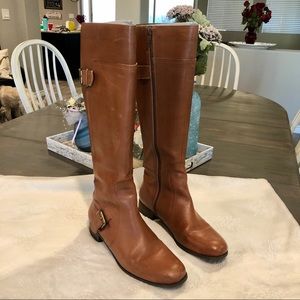 Nine West vasookie long dark brown  boots